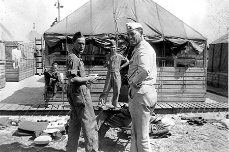 1941 photo of soldiers at Camp Blanding