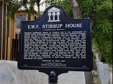 E.W.F. Stirrup House Historical Marker