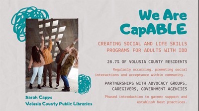 We are CapABLE: creating social and life skills programs for adults with IDD program slide
