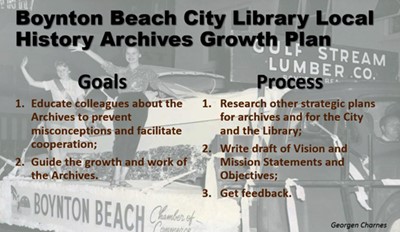 Boynton Beach City Library local history archives growth plan